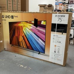 LG 75” UT8000 4K HDR SMART TV