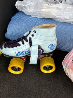 Labeda  blue low boot roller skates