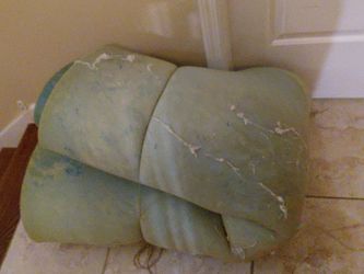 Free :  plastic storage shelves, foam mattress top, decorative pillow no cover
