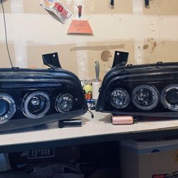 Led Headlights W/ Halos 