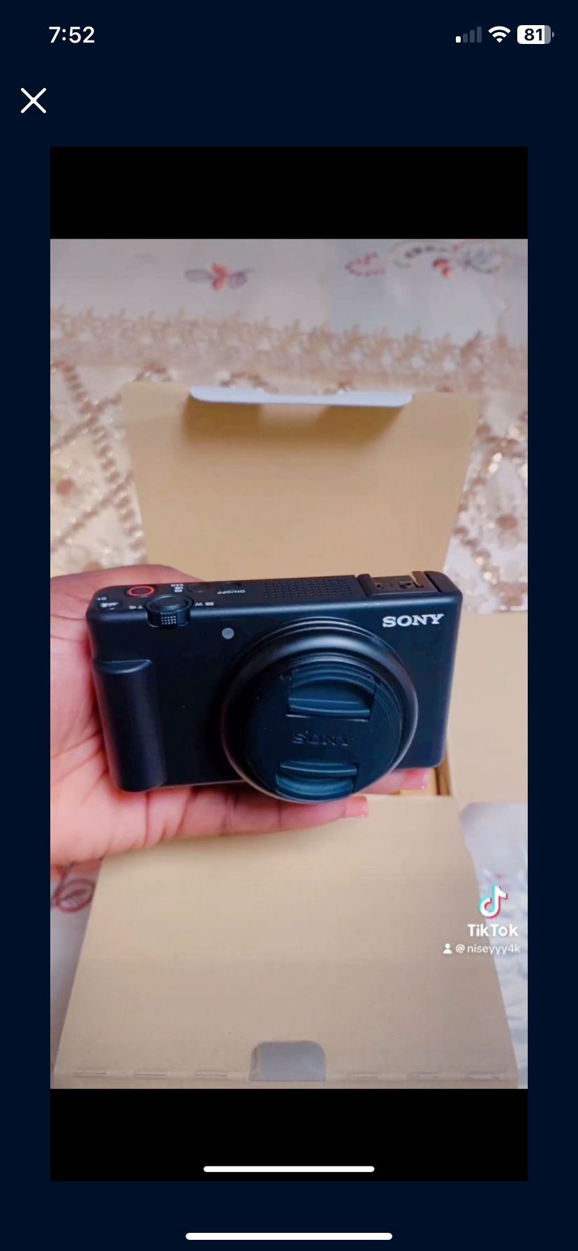 Sony ZV-1F Camera
