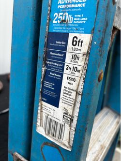 Werner 6 ft Fiberglass Ladder