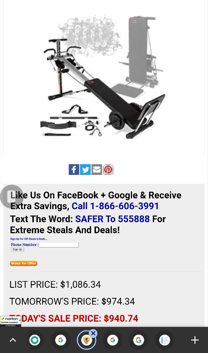 Bayou Fitness Compact Total Trainer Fitness Power Pro Home Gym