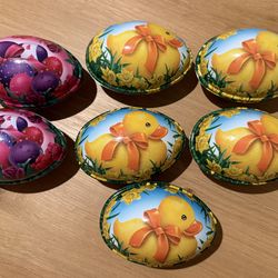 7 Easter egg boxes containers to hold candy and small items