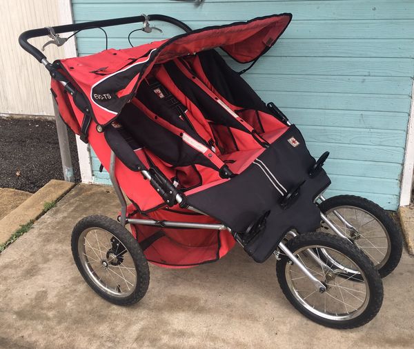 bebelove triple jogging stroller used