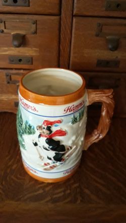 1986 limited edition Hamms bear stein