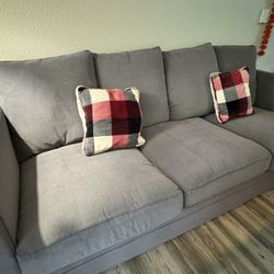 IKEA Sofa With Accent Pillows 