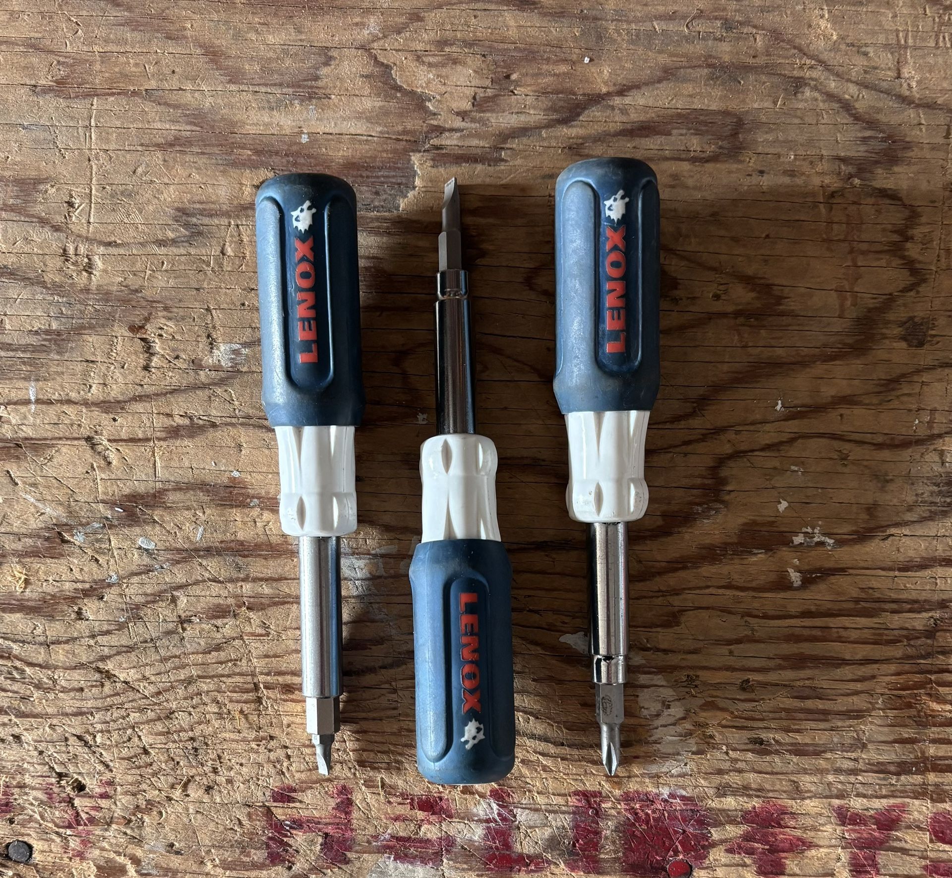 LENOX all In One Screwdrivers Used all (3) For $40.