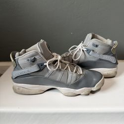 Air Jordan Basketball Shoes – Gray (Needs Cleaning) Size 10 1/2