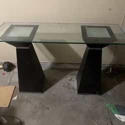 Glass Console Table