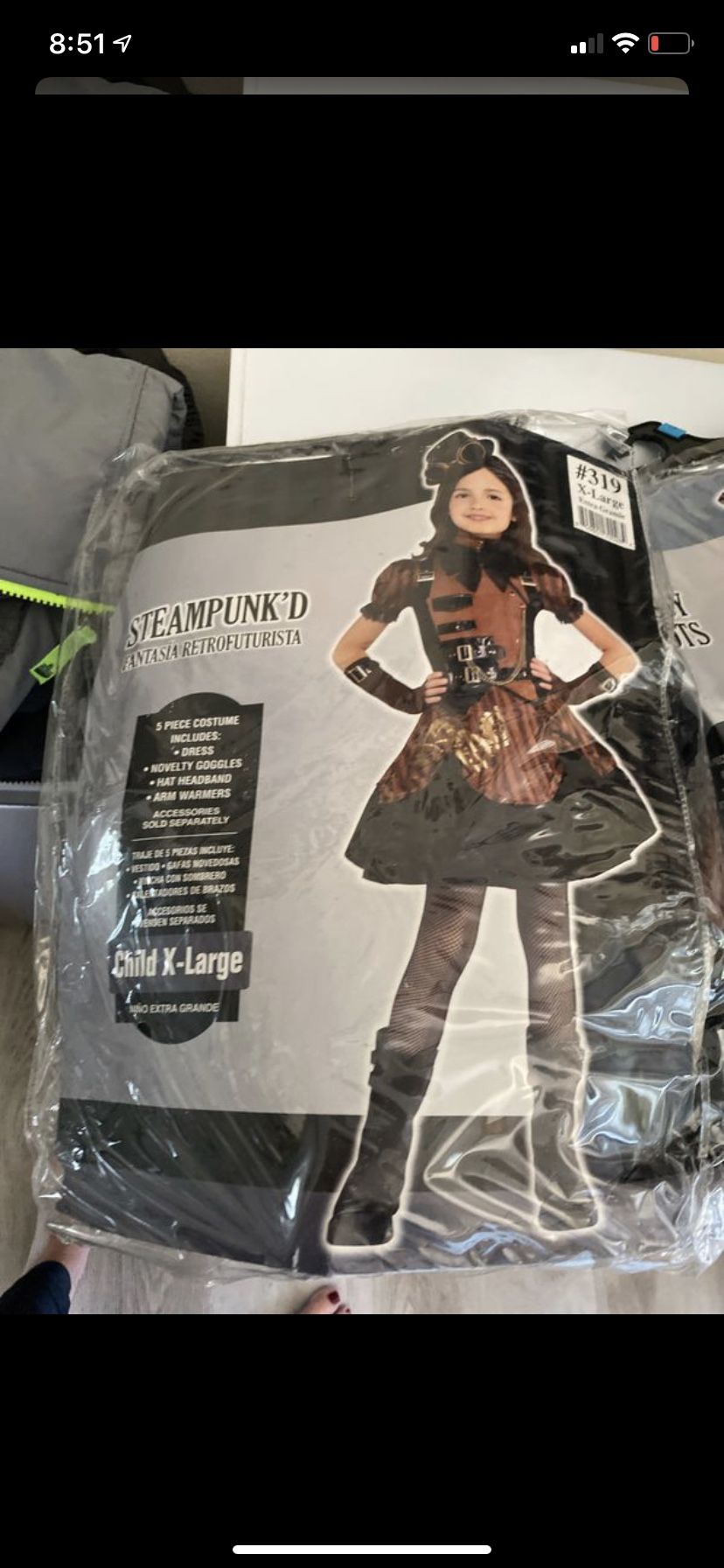 Girls costume