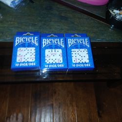 30 Bycycle Dice New 