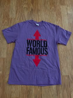 Supreme World Famous Tee Purple