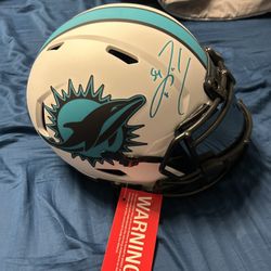 Zach Thomas Autographed Authentic Helmet 