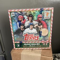 2025 Topps Holiday Baseball Mega Box 
