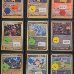 Pokemon Cards Vintage/Mid Era cards ranging from $1 to $9 each (2)