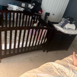Crib and changing table- super deal!