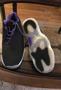 NIKE AIR JORDAN FUTURE LOW GS BLACK CONCORD 724814-032 size 7