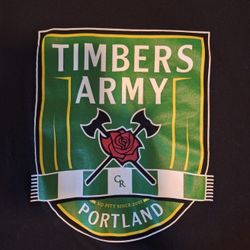 Large Black Timbers Army Shirt