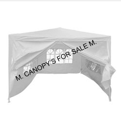 10' x 10' Party Tent High Quality durable waterproof polyethylene cover 