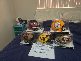 Signed mini helmets