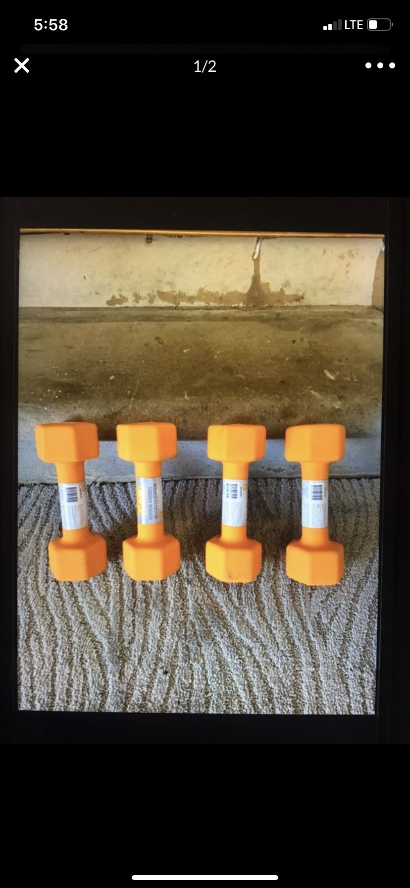 8 LBS DUMBBELL SET (35$ each set)