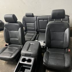 2017 Gmc Sierra 1500 Leather Seats/door panels Parts