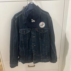 Levi dodgers jacket With Matching Levi Hat 