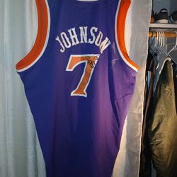 KEVIN JOHNSON AUTOGRAPHED PHOENIX SUNS JERSEY