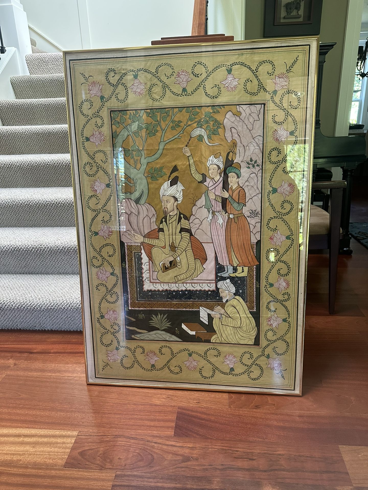 Asian Art Custom Framed 