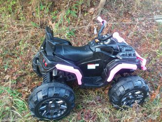 Battery operated ATV for kids, works great, got a bigger $99