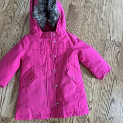 Pink Gap Winter Jacket 3 T