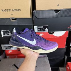 Kobe 8 Playoffs Purple Platinum size 10 VNDS