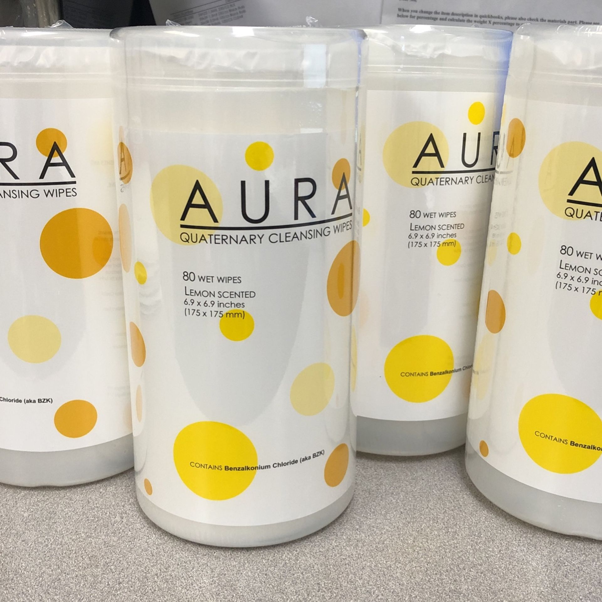 Aura Cleansing Wipes $1 Each