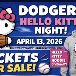 Dodger Ticket Hello Kitty
