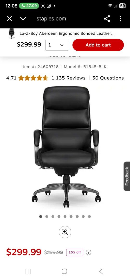 Lazy Boy Office Chair