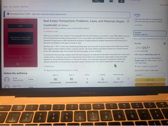 Law book, Real estate transactions: problems, cases and materials, aspen.