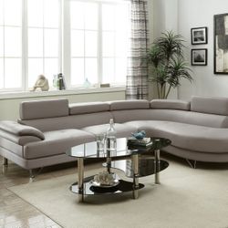2 pcs Sectional Sofa Set 