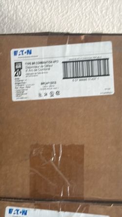 Eaton 20 amp arc fault breakers