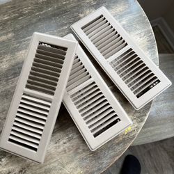 3 x Light Brown Air Vent Covers - 4” X 12”
