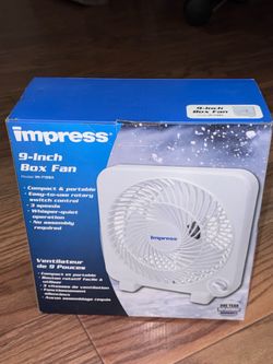 Impress 9-inch box fan