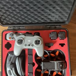 DJI Avata With 3 Batteries, 2 Remotes, Goggles Integra, Case, Extras