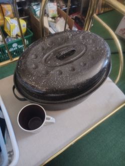Classic Metal Turkey Roaster Pan w/ Lid