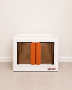 Multi-Access Storage Bin with Front & Side Doors – 38 Qt