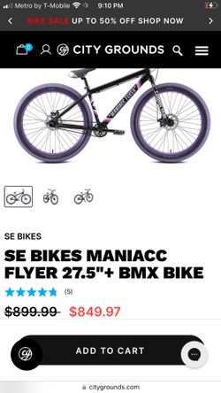 Maniacc flyer on sale bike 2019