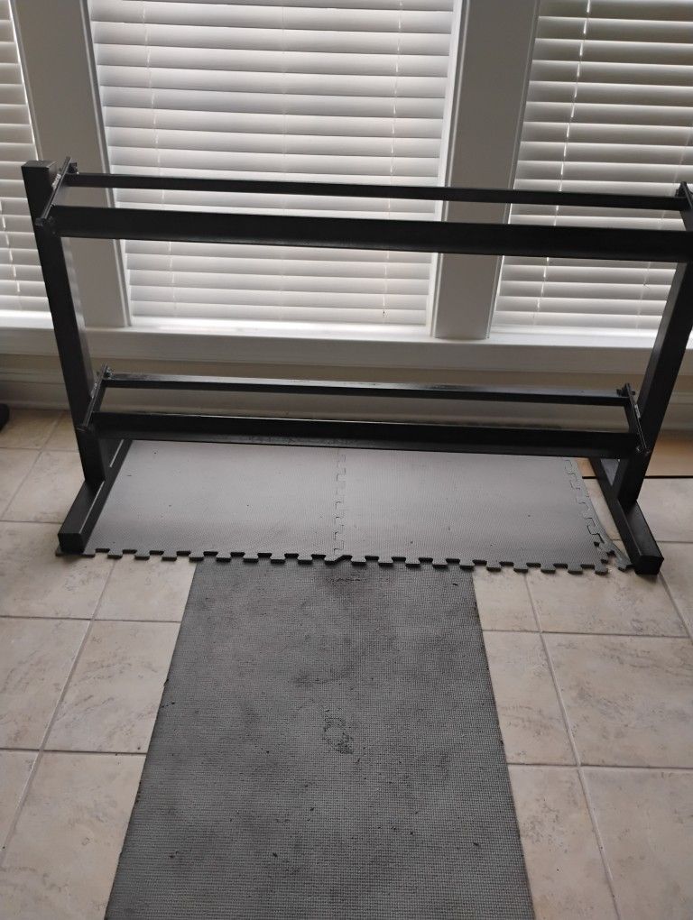 52" Two-tier Dumbbell Rack