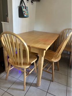 Table and chairs