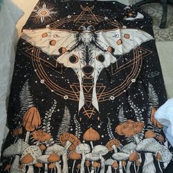 Large Moth Tapestry 59x50