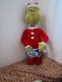 Grinch Santa Plush Stuffed Toy