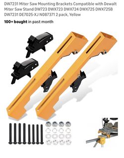 Miter Saw Mounting Brackets